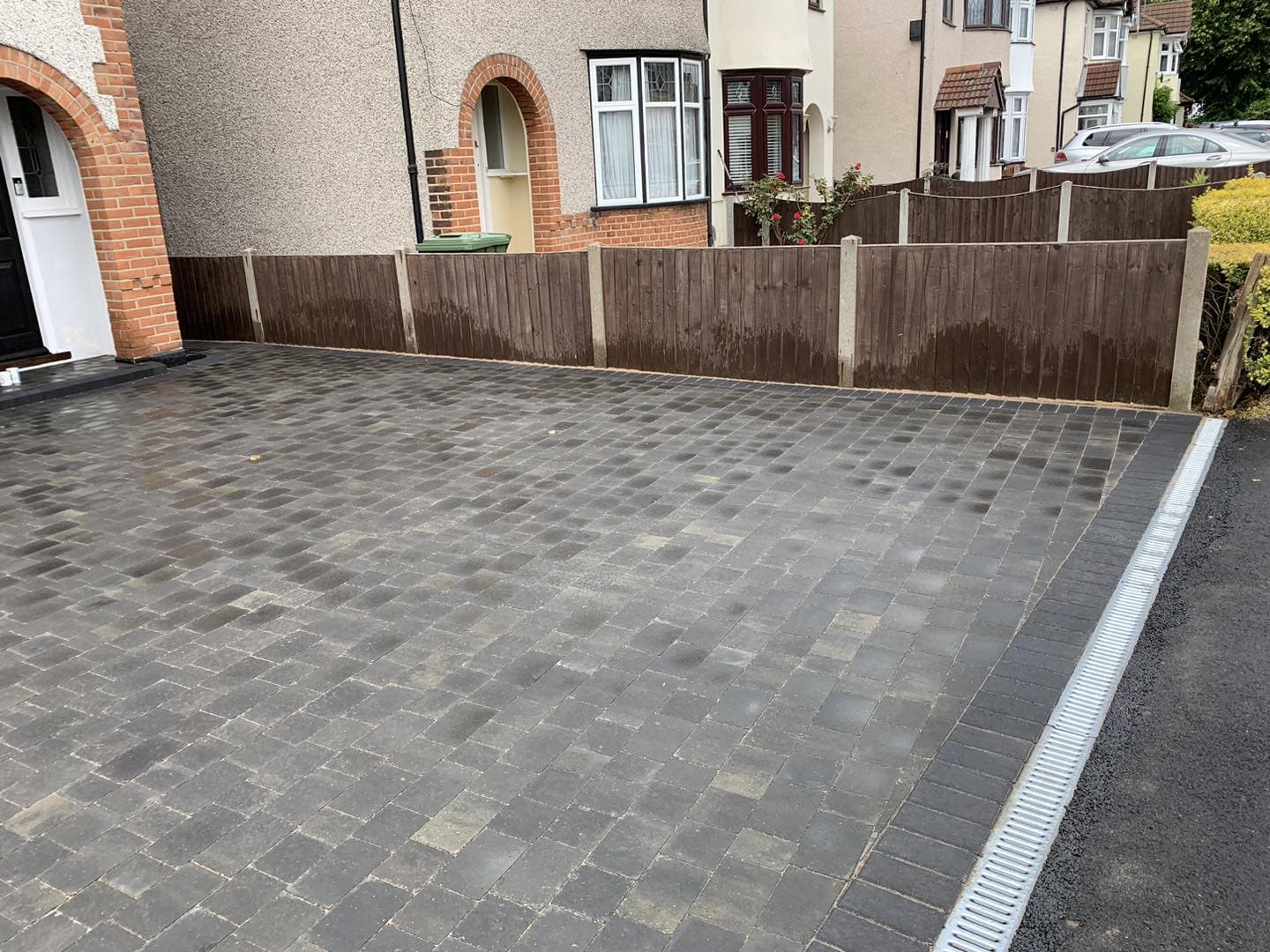 Block paving in Upminster